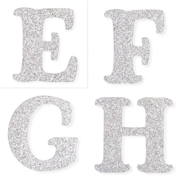 Silver Glitter Letter Stickers Self Adhesive Peel off Alphabet Letters 2  Sparkly Lightweight Capital Letter Stickers Balloon Stickers -  Norway