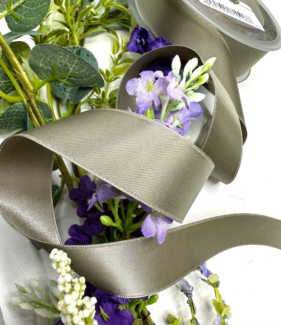 Nastro di raso viola largo 15 mm e lungo 22 m, nastro per fiocchi, confezione regalo per confezionamento regali, artigianato fai-da-te, mazzi di fiori, progetti di cucito, creazione di fiocchi