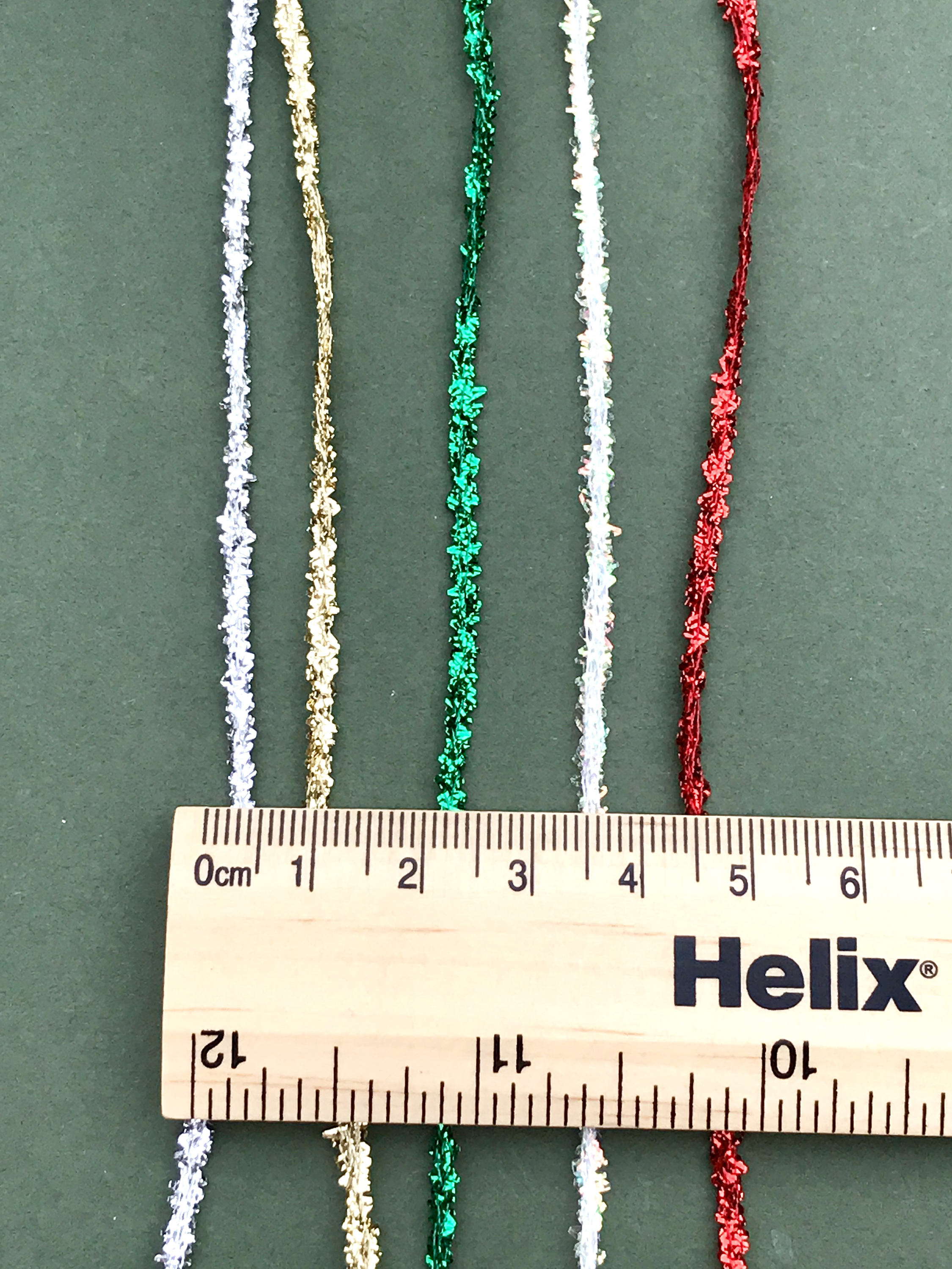 Metallic Tinsel String Sparkly Christmas Gift Wrap String Etsy UK