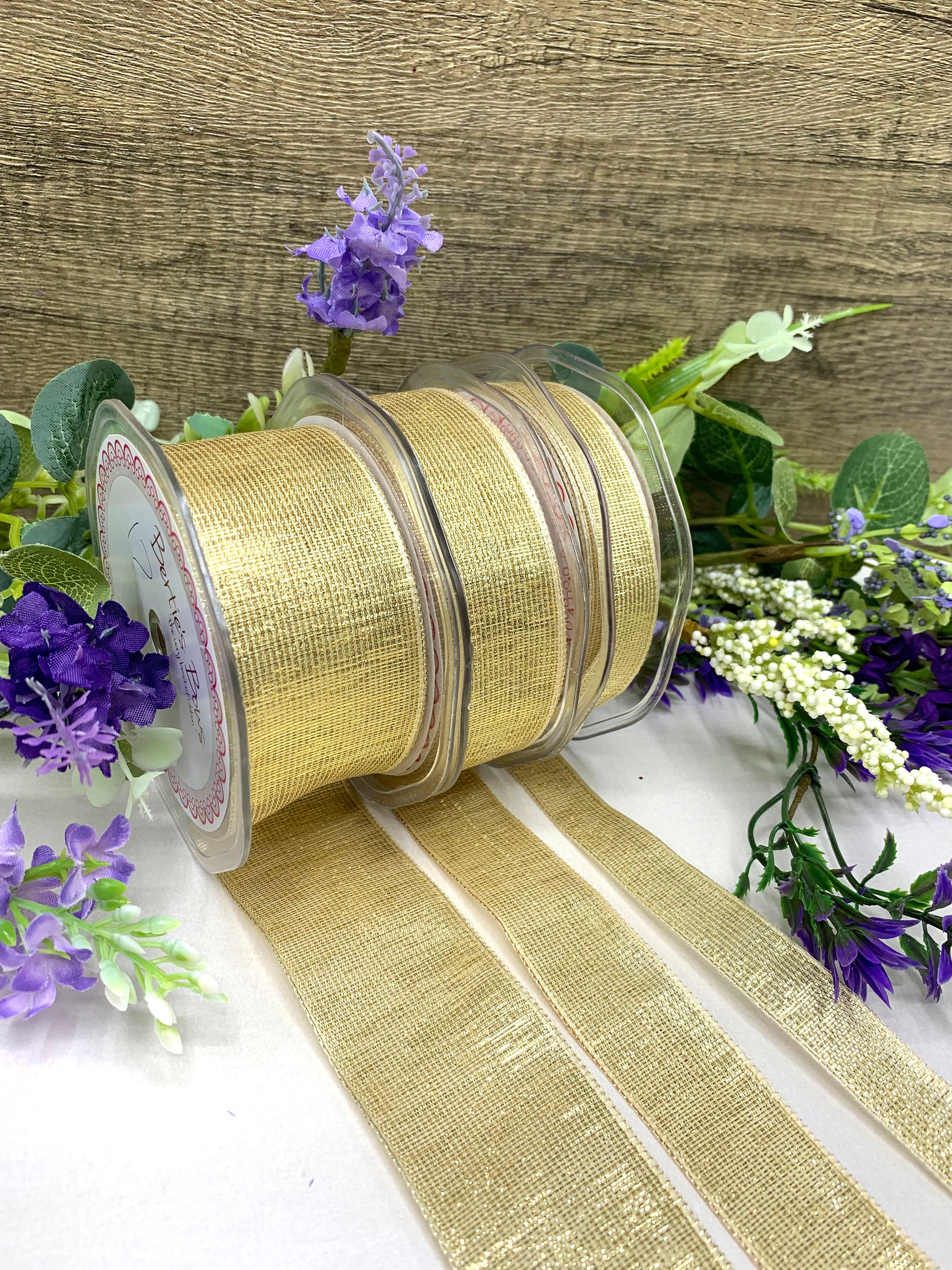 Healifty 4 Rolls Double Sided Ribbon Gift Wrapping Ribbon Wedding  Decoration Ribbon Ribbons for Flower Bouquets Floral Ribbon Ribbons for  Crafts