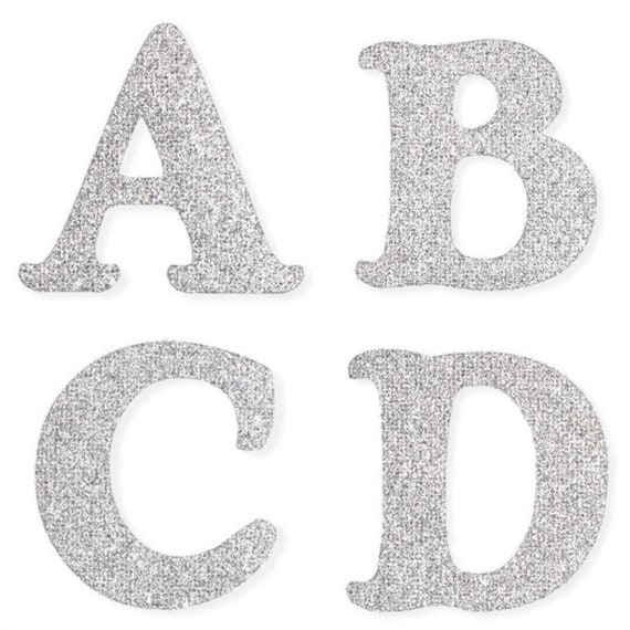 50 Sets Alphabet Letters Labels A To Z Self Adhesive Stickers ,silver  Sticker With Black Letters - Stationery Sticker - AliExpress