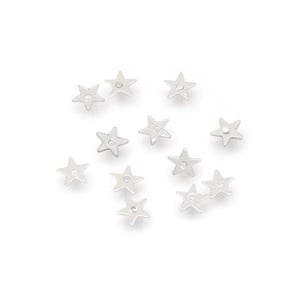 Silver or Multi Craft 5mm Sequins Miniature Stars Gold