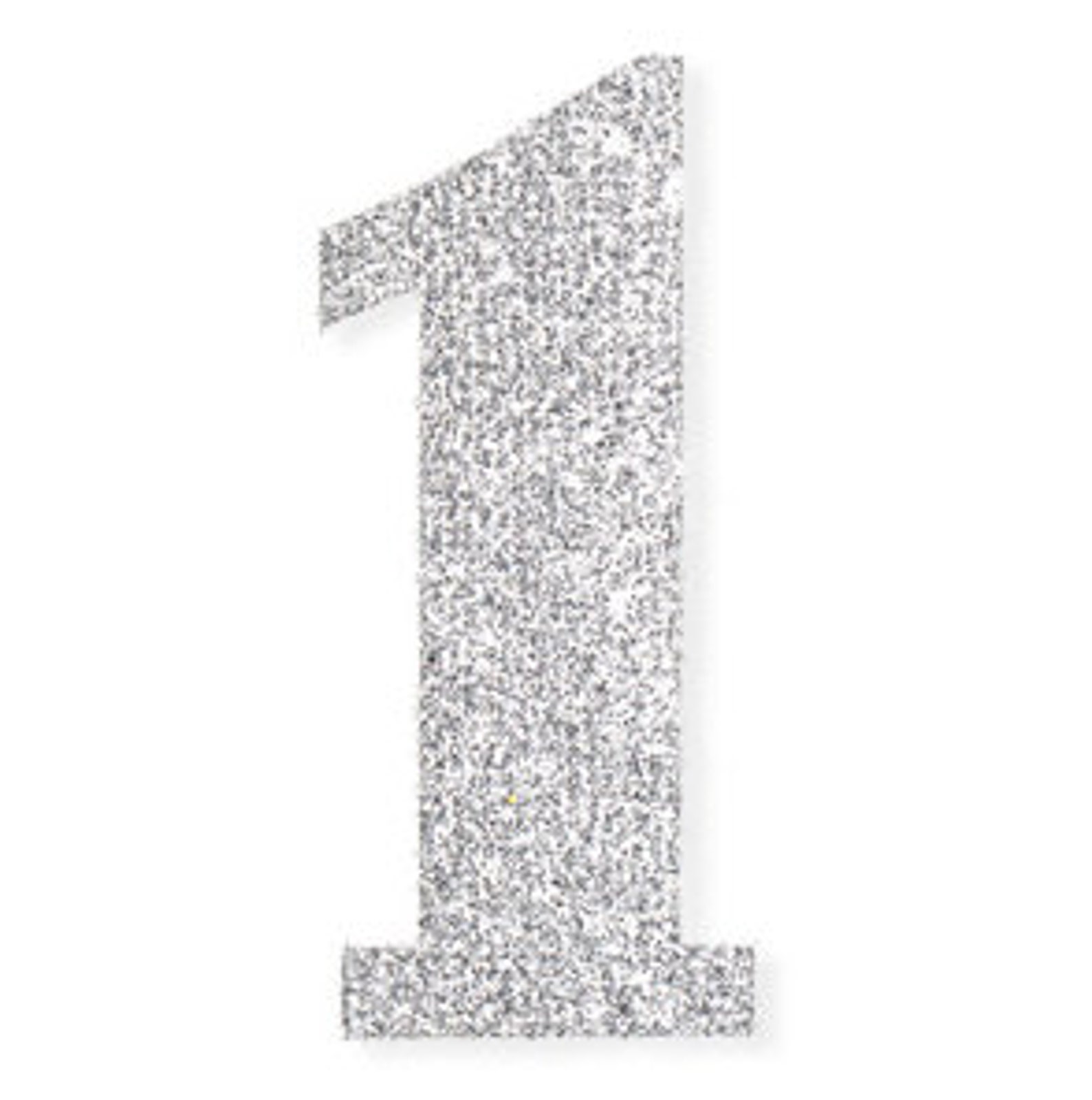 Silver Glitter Number Stickers Self Adhesive Peel Off Etsy