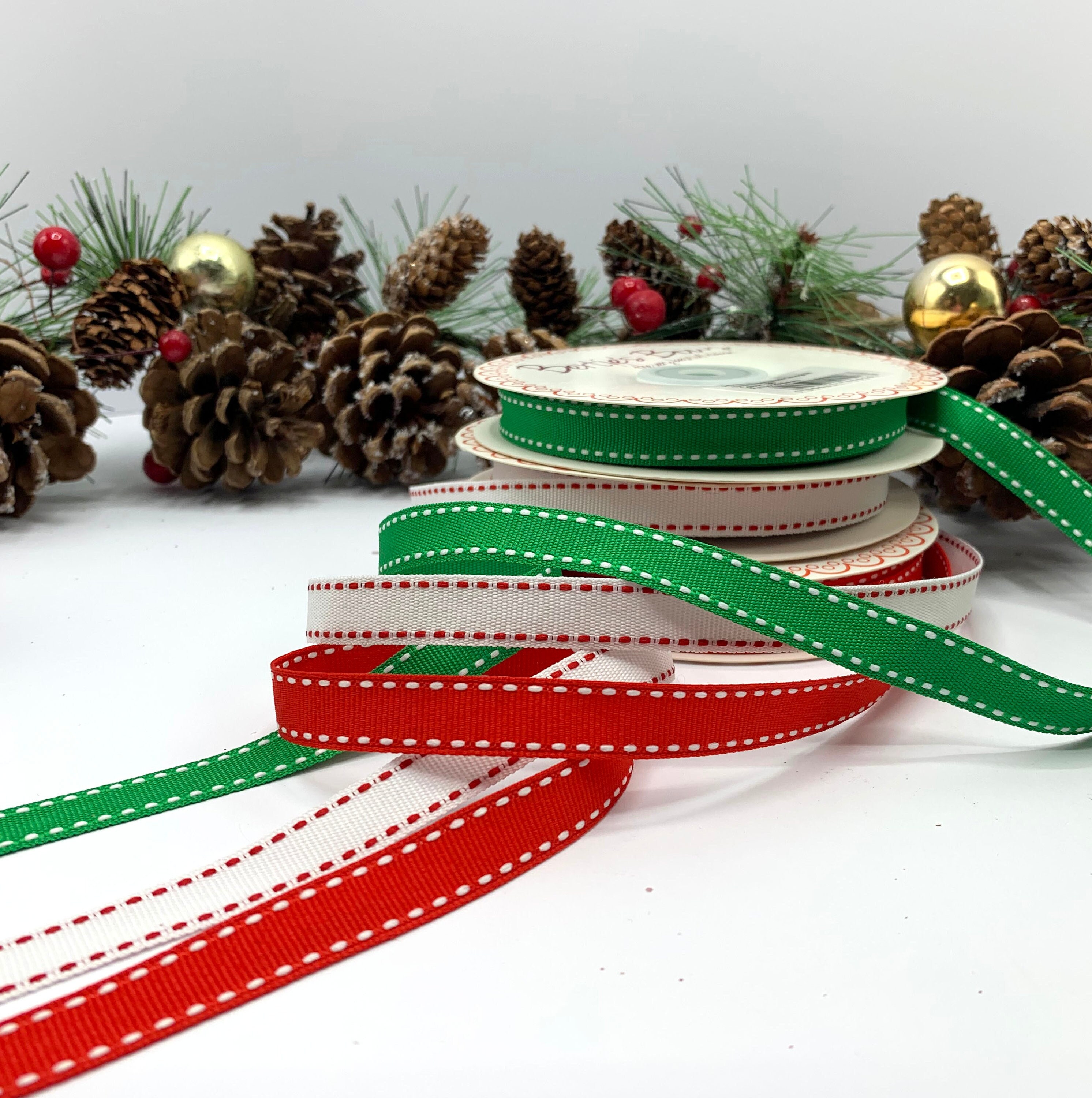  27 Styles Christmas Ribbon Xmas Grosgrain Ribbon