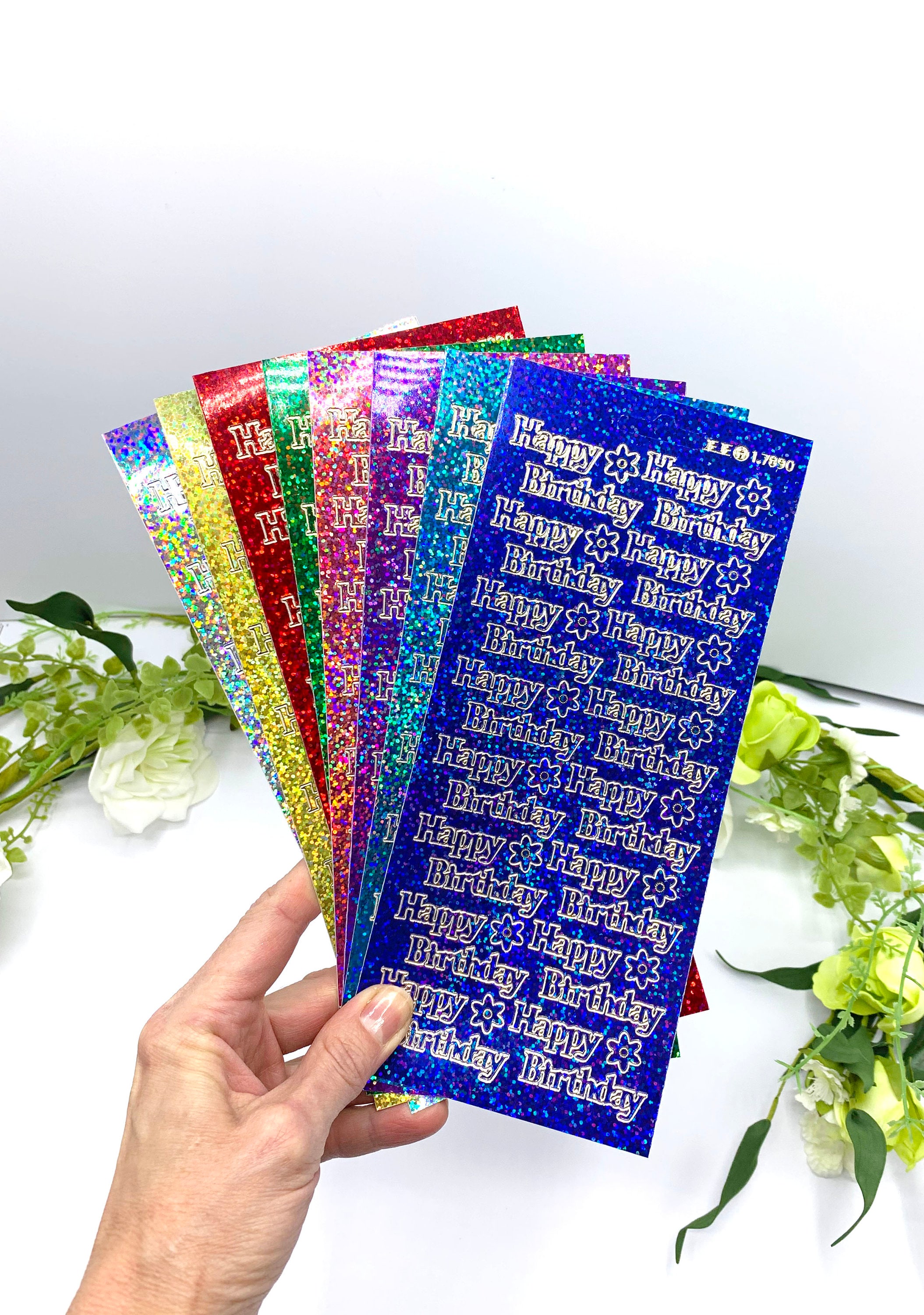 Happy Birthday Card Holographic - Etsy