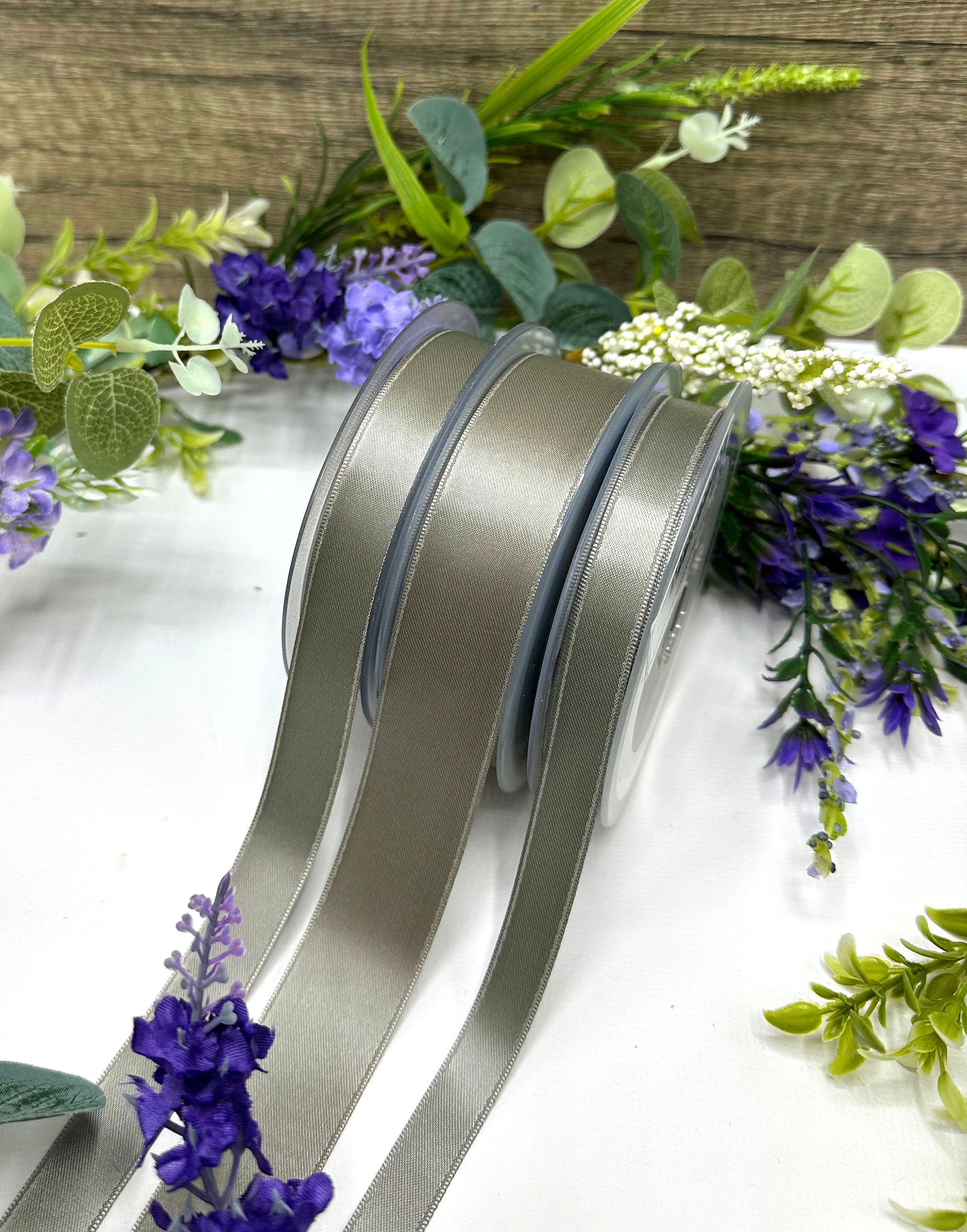 Nastro In Raso Viola Scuro, Larghezza 50 Mm, Lunghezza 22 M Per Rotolo, Poliestere Di Alta Qualità, Per Confezioni Regalo, Bouquet, Decorazioni Matrimonio E Halloween - 5