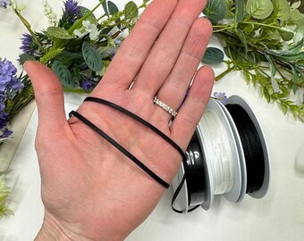 500 metre reel 3mm double satin ribbon in black or white - Berisfords
