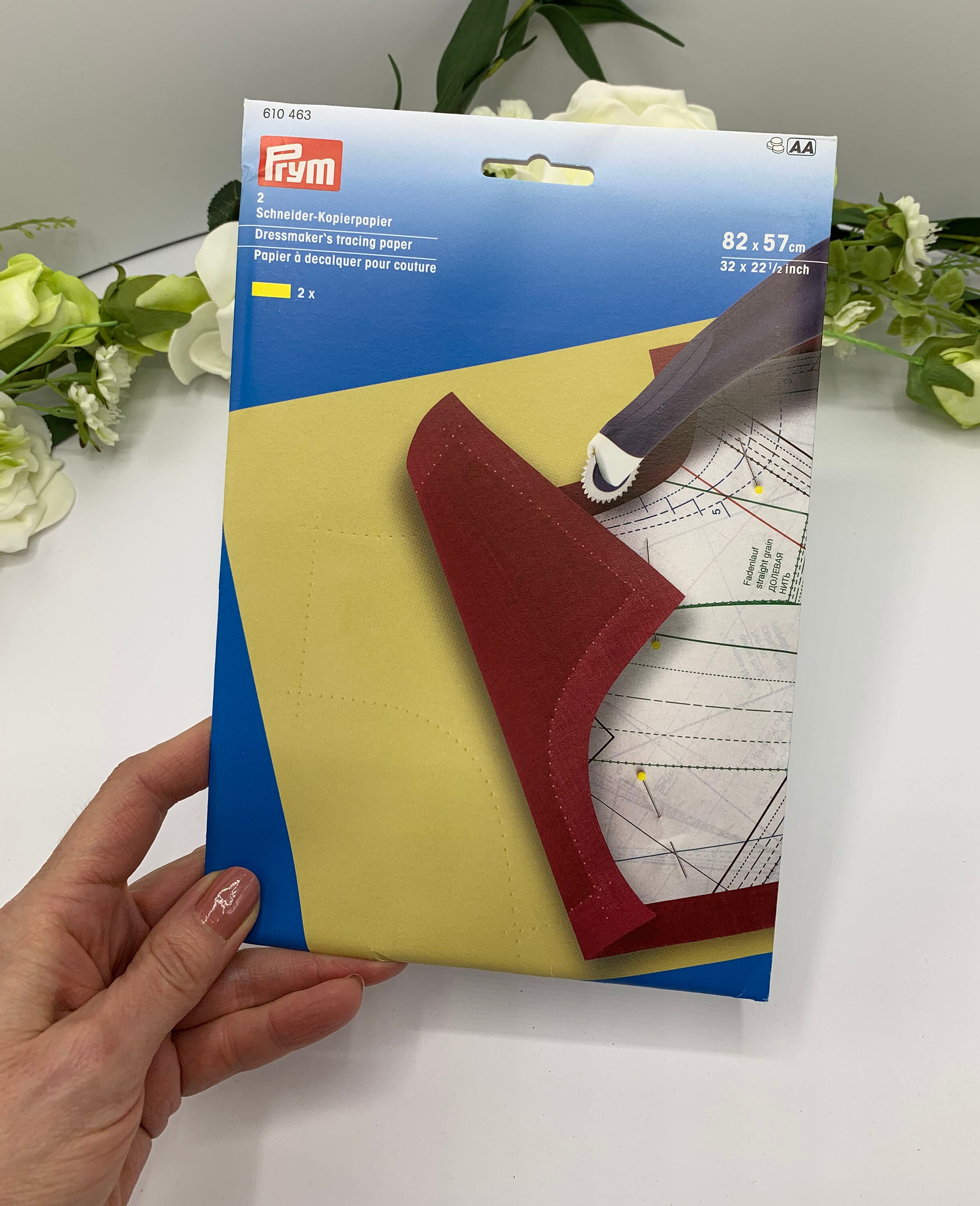 Prym Dressmaker's Tracing Paper and Toothed Tracing Wheel Etsy UK