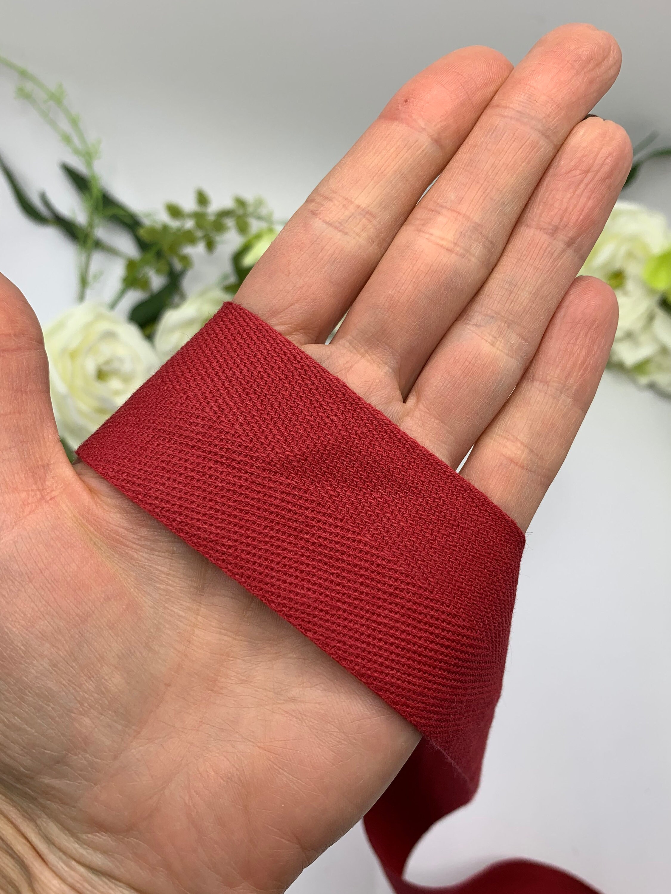 Bande De Tissu Köperband Coton, Motif Arête De Poisson, 11 Yards X 30 Mm, Pour Sacs Et Couture