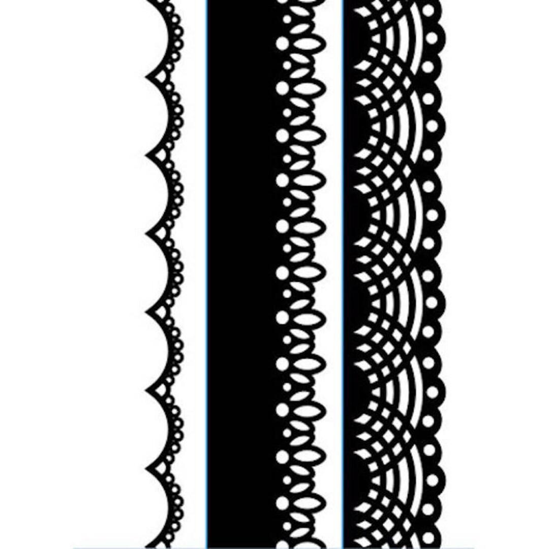 Darice lace Embossing Folder Set of 3 Decorative Etsy UK