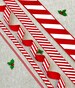 Christmas Ribbon, Red & White Candy Stripe Ribbon - 1/8' 2/8' 3/8' 5/8' 7/8' 1 1/2' - Christmas Candy Cane - Christmas Hamper Bow - Sweets 