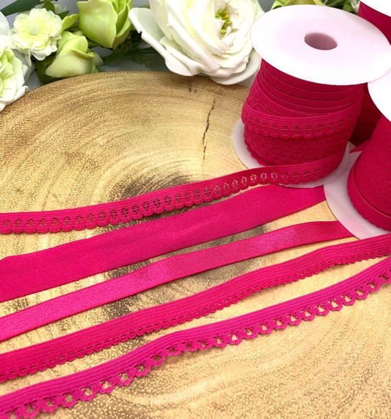 10 Yds Choice of 13 Colors  1/2" Wide Delicate Elastic Lace Lingerie Dolls 
