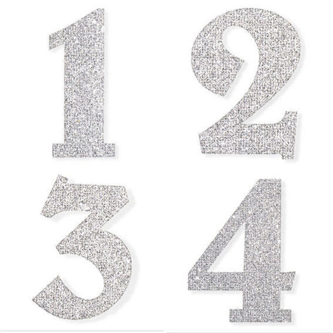 1x NUMBERS OR LETTERS GOLD/SILVER STICKERS CRAFT CARD MAKING