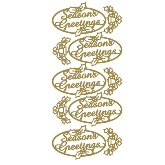 Seasons Greetings PeelOff Stickers Seasons Greetings PeelOff Stickers