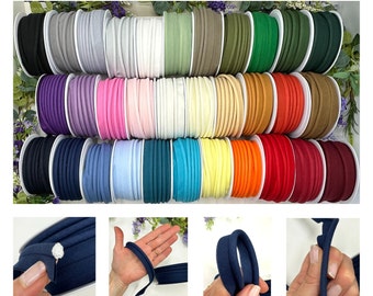 5mm Piping cord, 13mm flanged insertion trim tape, plain for cushions upholstery bags furniture clothing and home decor - PRICED PER METRE
