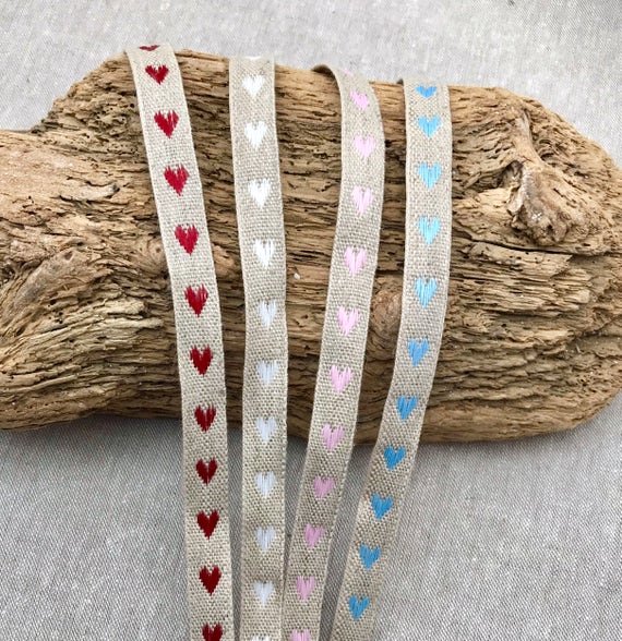 4 Yards Pastel Hearts Valentine Ribbon 3//8/" ~ Crafts ~ Sewing