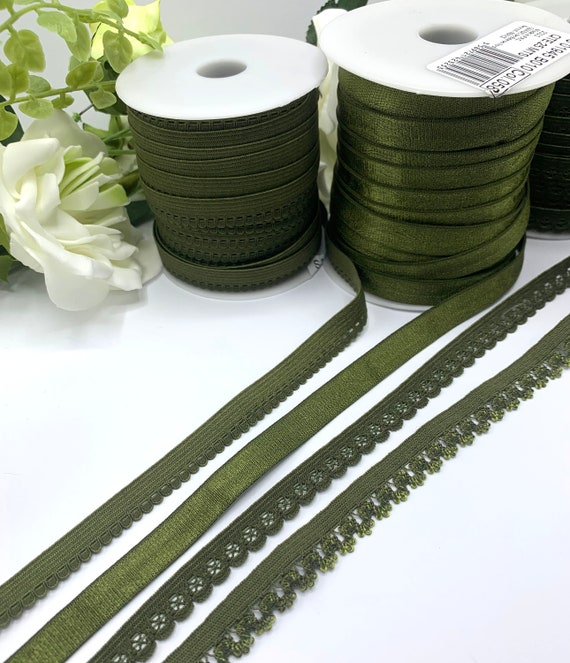 Picot Decorative Elastic Lace Band Fabric Lace Tape for Lingerie Dress  Sewing - China Woven Lace Ribbon and Lace Fabric Webbing price
