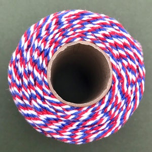 10m Length Bakers Twine, packaging string, eco friendly coloured cord for Christmas gift wrapping image 5