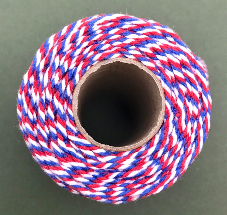 10m Length Bakers Twine, packaging string, eco friendly coloured cord for Christmas gift wrapping image 5