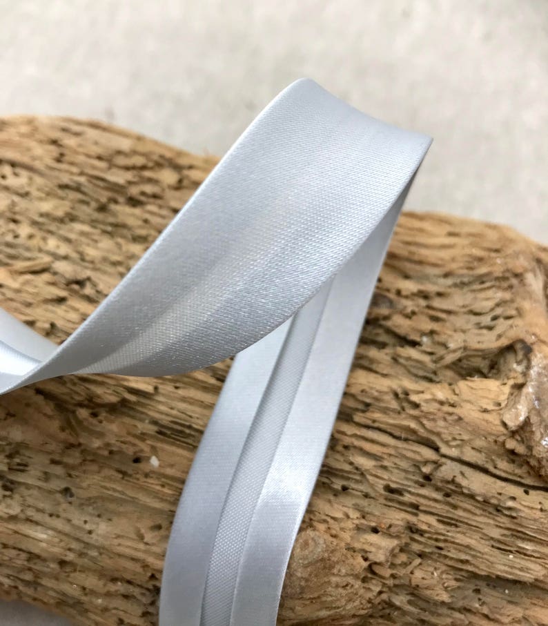 3/4 Satin Bias Binding 18mm Bias Binding White Etsy