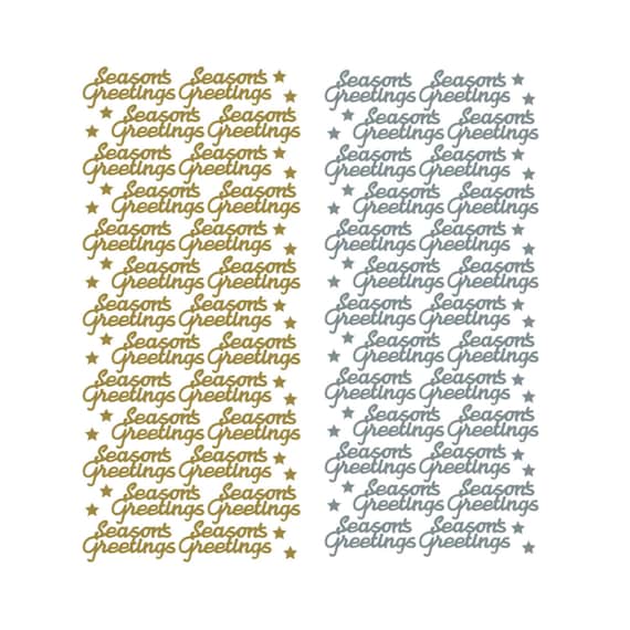 Seasons Greetings PeelOff Stickers Seasons Greetings PeelOff Stickers
