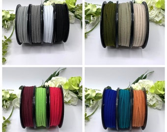 5mm Flat Braided Elastic Cord  5 metres