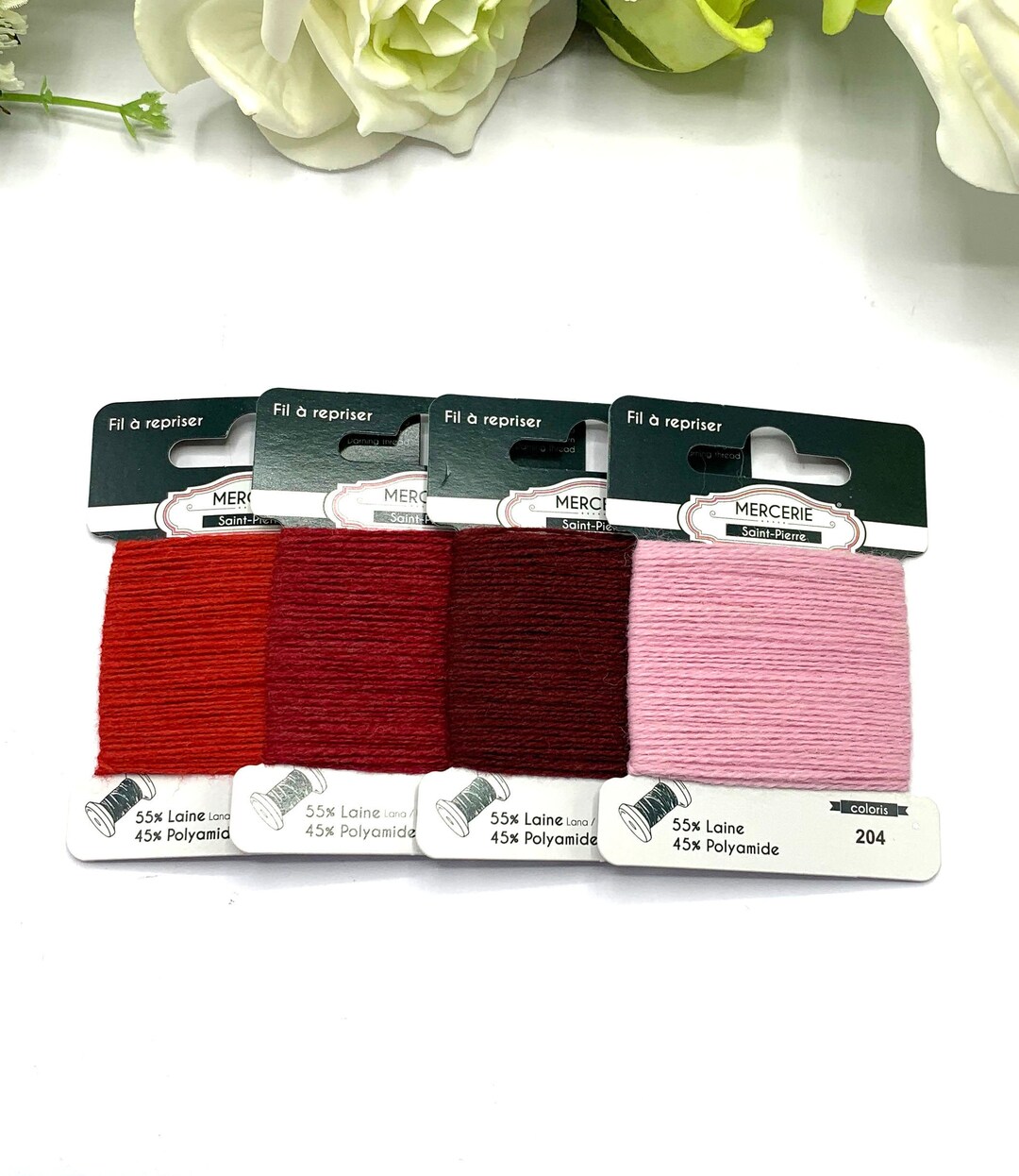 Visible Plot Thread Red Wool Darning Thread, Visible Mending, Knitwear Repair (15m) Pink - Etsy
