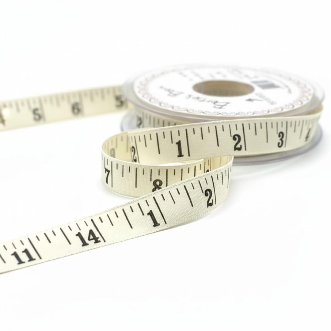 Measureing Ribben Novelty Measuring Tape Ribbon - 15mm, 1 Inch Print - Etsy