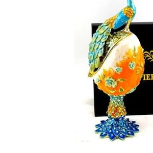 Imperial Faberge Easter Eggs Russian Faberge style Swarovski Pure GOLD decor Handmade Wedding New Beginnings Gift for Bride by Pierre Lorren