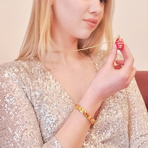 Designer Jewelry Faberge Egg Necklace Faberge egg Pendant Valentine Day gift for her Faberge style egg 24k Austrian Crystal HANDSET Locket