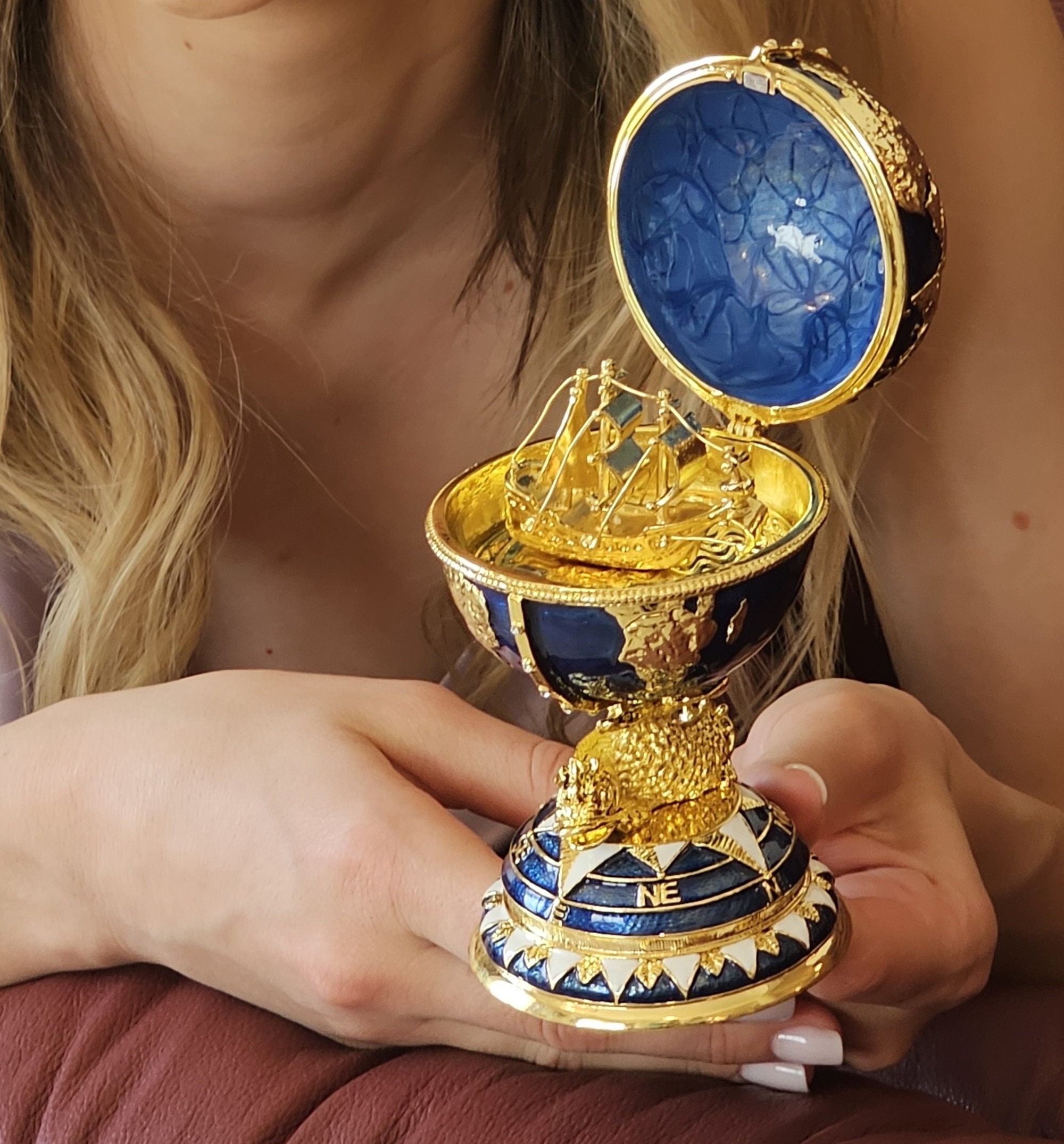 Swarovski sailboat - Etsy 日本