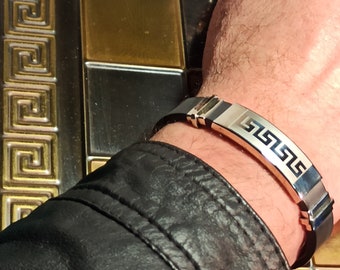 Versace bracelet stainless sale steel