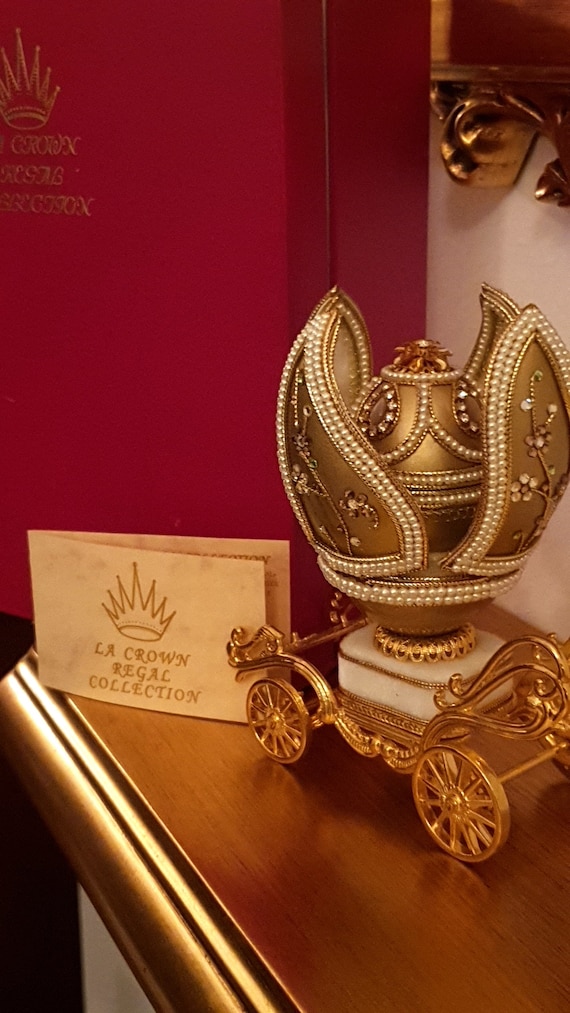 Boîte De Rangement De Bijoux, Boîte À Bibelots De Style Œuf De Fabergé