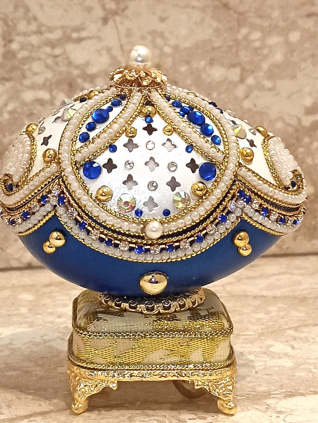 Arabian Nightone of a Kind Giftfaberge Eggsomething Blue Etsy Australia