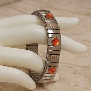 CARNELIAN bracelet/Carnelian SILVER Jewelry/HANDMADE Bracelets/ Orange Carnelian Bracelet/Orange Crystal Bracelet Gem/Orange Gemstone Bangle