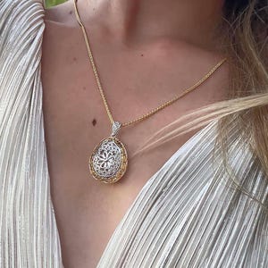 3 carat Diamond Meander Pendant Greek Key Jewelry Gold Meander Necklace for women Ancient Greek Jewelry Infinity Meander Infinite Luck Gift