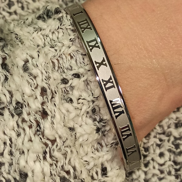 Cartier Roman Numeral Bracelet Etsy