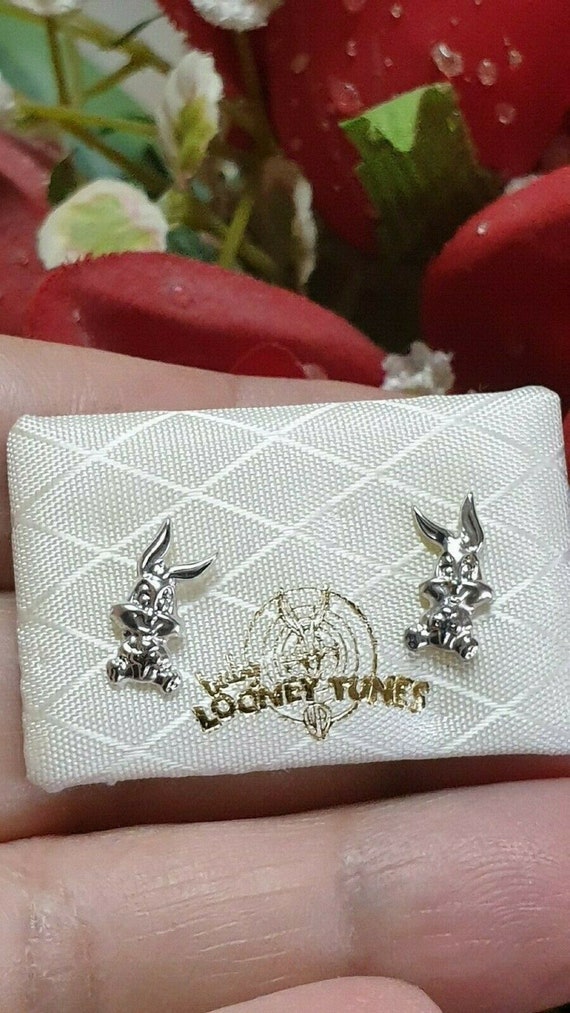 Bugs Bunny Earrings Bugs Bunny Jewelry Original Warner Bros looney