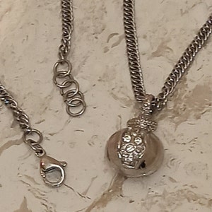 HANDMADE Pomegranate  SWAROVSKI Diamond Jewelry .12ct /Pomegranate Pendant/Pomegranate Gift/Pomegranate Necklace Silver/Pomegranate Necklace