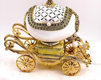 フランクリン・ミント ファベルジェの卵とメリーゴーランドの馬の