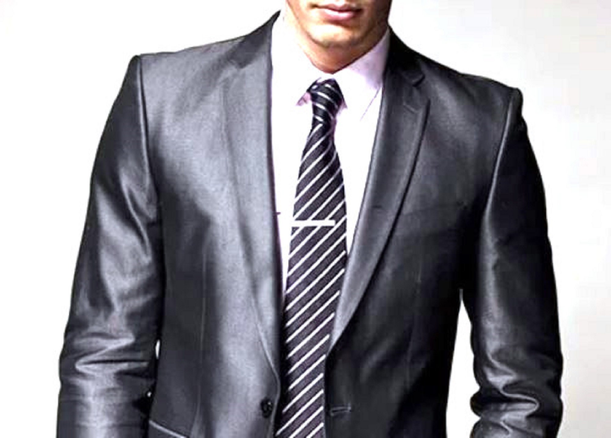 Buy Silver Tie Barhandmade Mens Jewelrytieclipgraduation Day