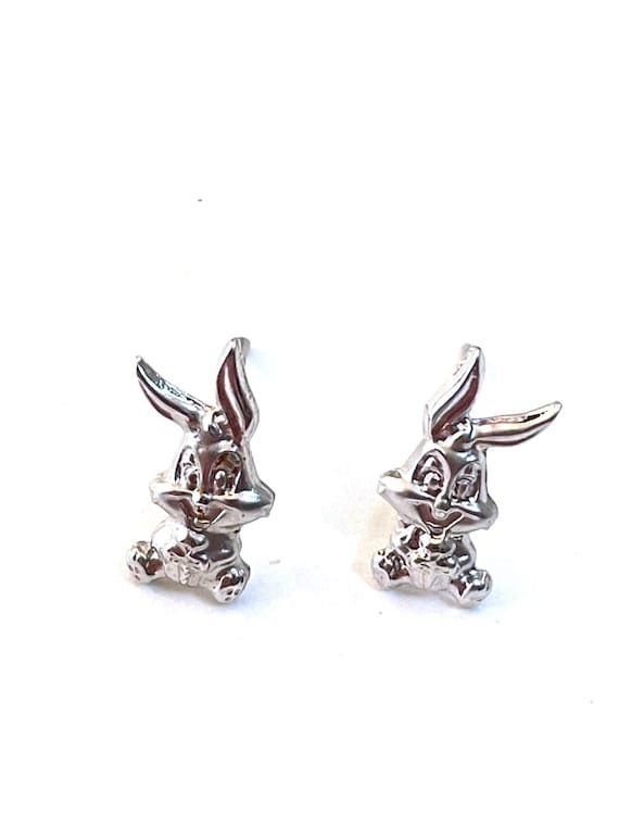 Bugs Bunny Earrings Bugs Bunny Jewelry Original Warner Etsy