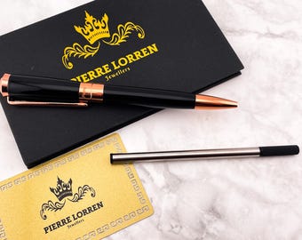 アンティークボールペン PierreLorren アンティーク シルバー ボールペン 刻印入り