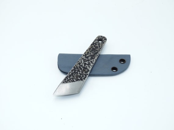 Custom Textured Kiridashi / Box Cutter - small Knife with Kydex Sheath