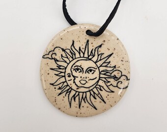 Sun and Moon Clay Diffuser