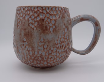 Textured Blue Mug