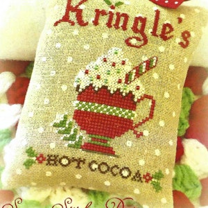 Kringle&#39;s Hot Cocoa by Sugar Stitches Design Counted Cross Stitch Pattern/Chart