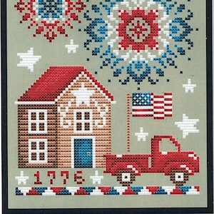 July 4th by Shannon Christine Counted Cross Stitch Pattern/Chart