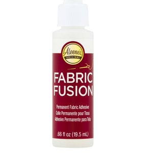 Aleene’s Fabric Fusion Permanent Fabric Adhesive .66 oz bottle