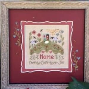 Thoughts Of Home by Shepherd's Bush Counted Cross Stitch Pattern/Chart